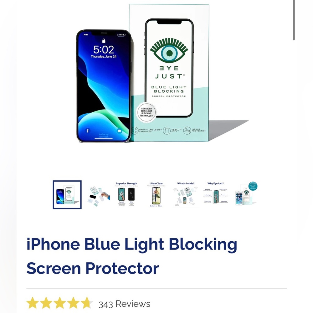 Eye just blue light blocker